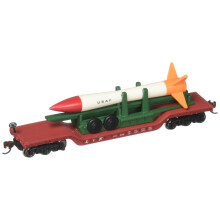 Bachmann Industries 52 'Center deprimido carro plano com m   ssil