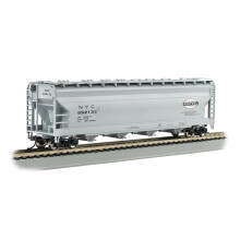 Bachmann Trains - Tramoggia a flusso centrale ACF da 56' - NEW YORK CENTRAL - GRIGIO - Scala HO