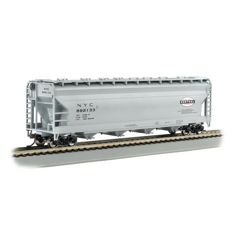 Bachmann Trains - 56'ACF Center Flow Hopper - NEW YORK CENTRAL - GRAY