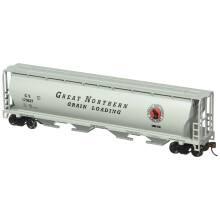 Vlaky Bachmann  Canadian 4 Bay Cylindrical Grain Hopper  Great Northern  HO Scale Grey 8