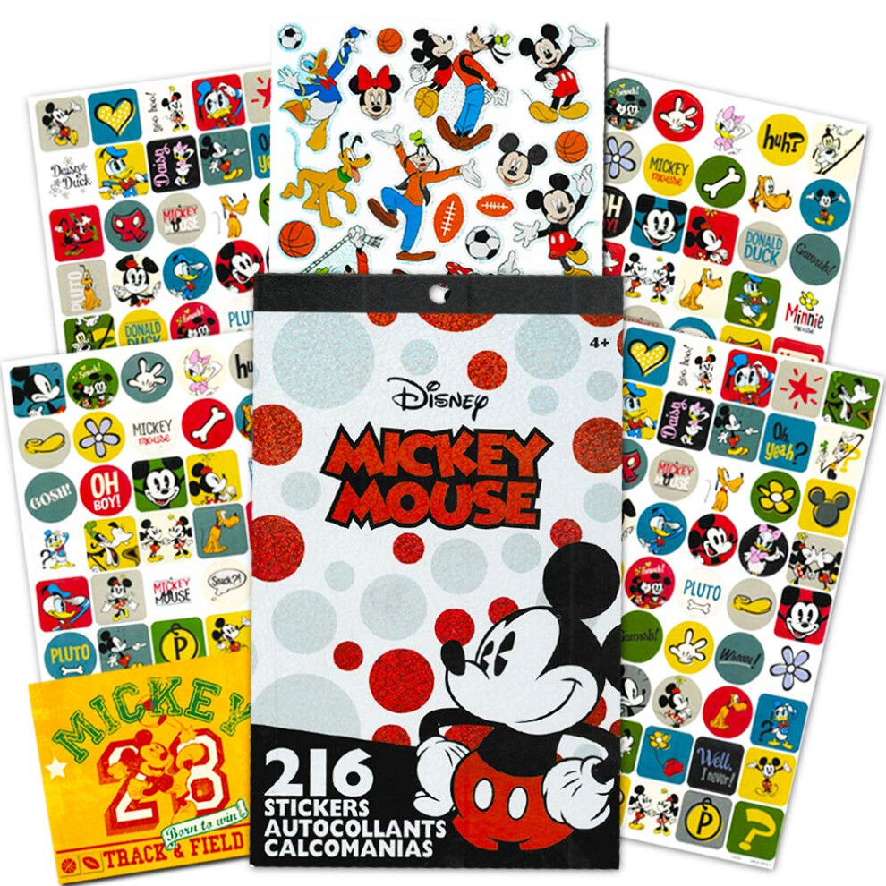 Disney Mickey Mouse Sticker Set ~ Mickey Mouse Sticker Pad with Over 2