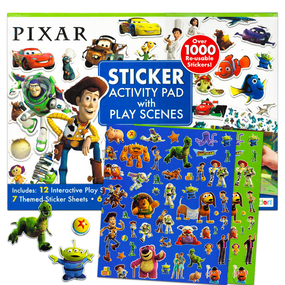 Disney Pixar Ultimate Sticker Activity Pad ~ Over 1000 Pixar Stickers