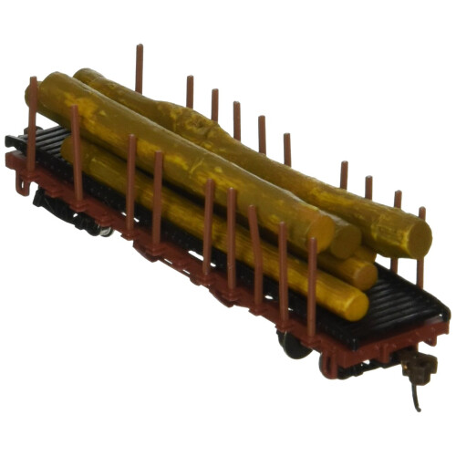 BACHMANN Bachmann ACF 40' Log Car 1906 - 1935 Version - N Scale