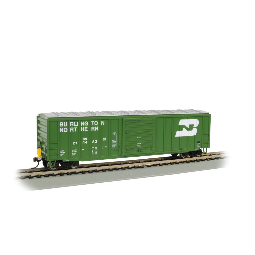 Bachmann Trains - 50' Outside Braced Box Car with Flashing End of Trai