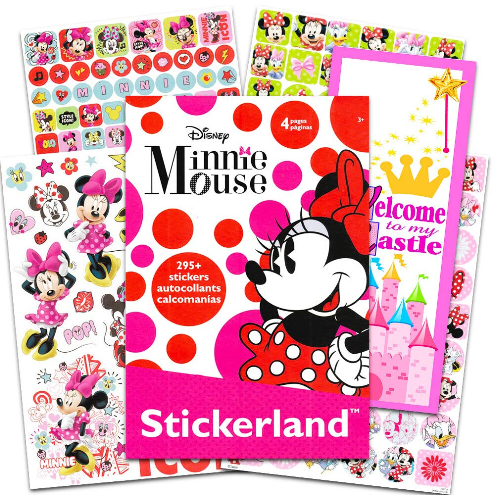 Disney Minnie Mouse Stickers with Specialty Princess Door Hanger - 295