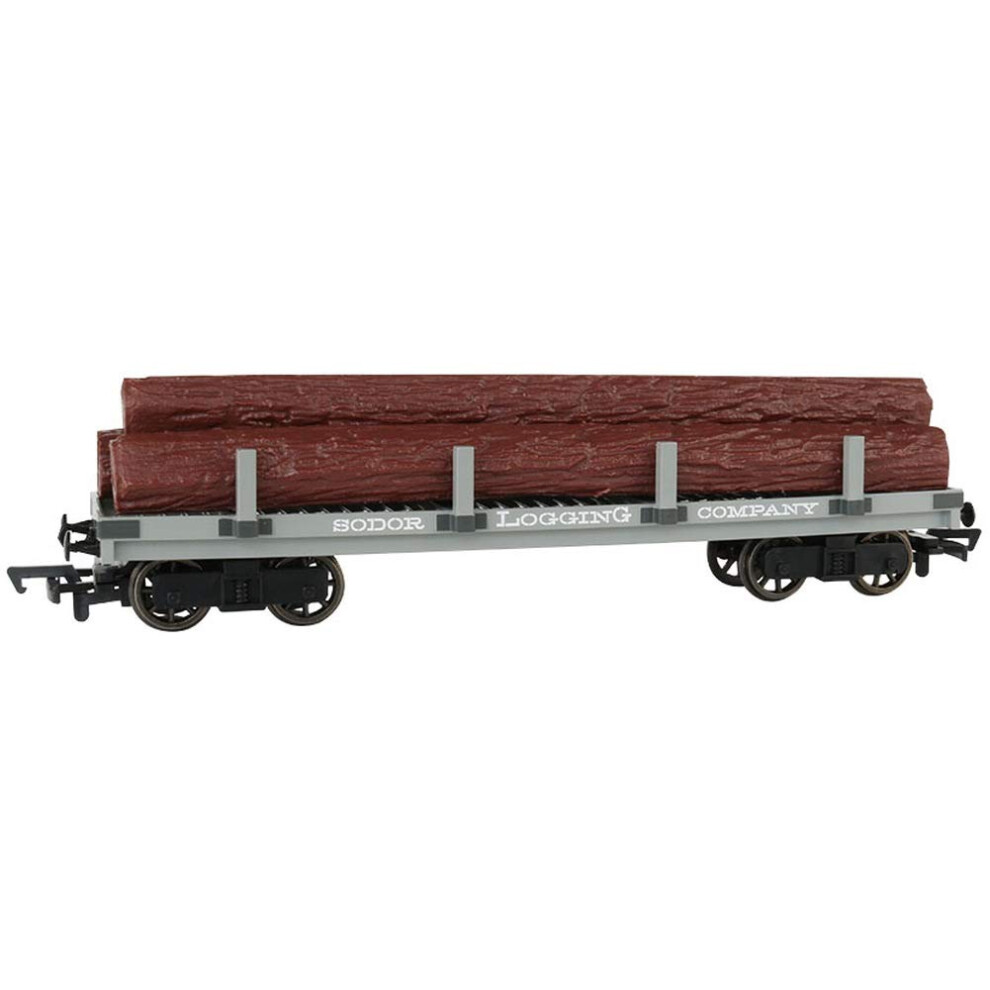 Thomas & Friends - Sodor Logging Company Flat Wagon with Logs - HO Sca