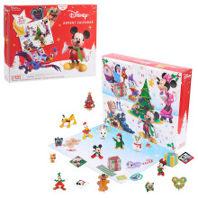 Disney Junior Advent Calendar 2021 32 pieces figures decorations and stickers Officially Licensed Kids Toys for Ages 3 Up by Just Play