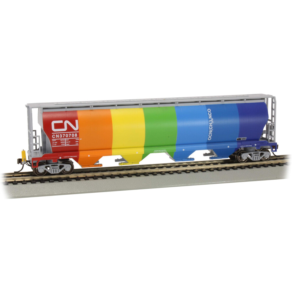 Bachmann Trains - Canadian 4-Bay Cylindrical Grain Hopper with Flashin