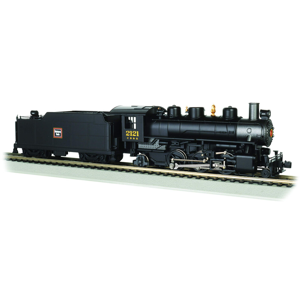 Bachmann Trains - Prairie 2-6-2 w/Smoke & Tender - CB & Q #2121 - HO S