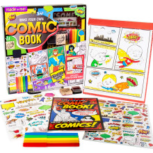 Made By Me Make Your Own Comic Book Storytelling Kit for Kids 15-Page