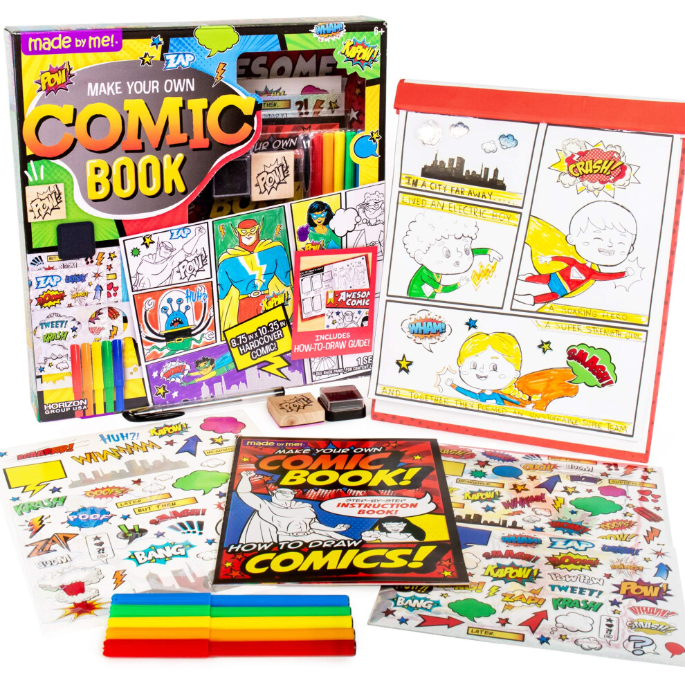 Made By Me Make Your Own Comic Book Storytelling Kit for Kids  15-Page