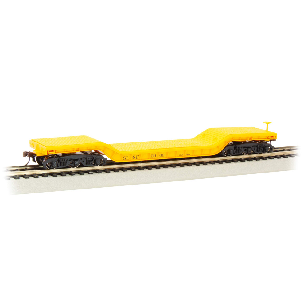 Bachmann Trains - 52' Center Depressed Flat Car Frisco #3900 - HO Scal