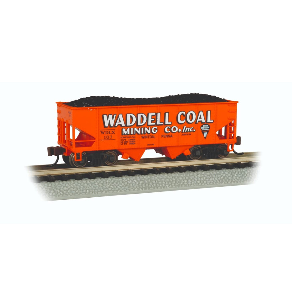 Bachmann Trains - USRA 55-TON 2-Bay Hopper CAR - Waddell Coal #103 - N