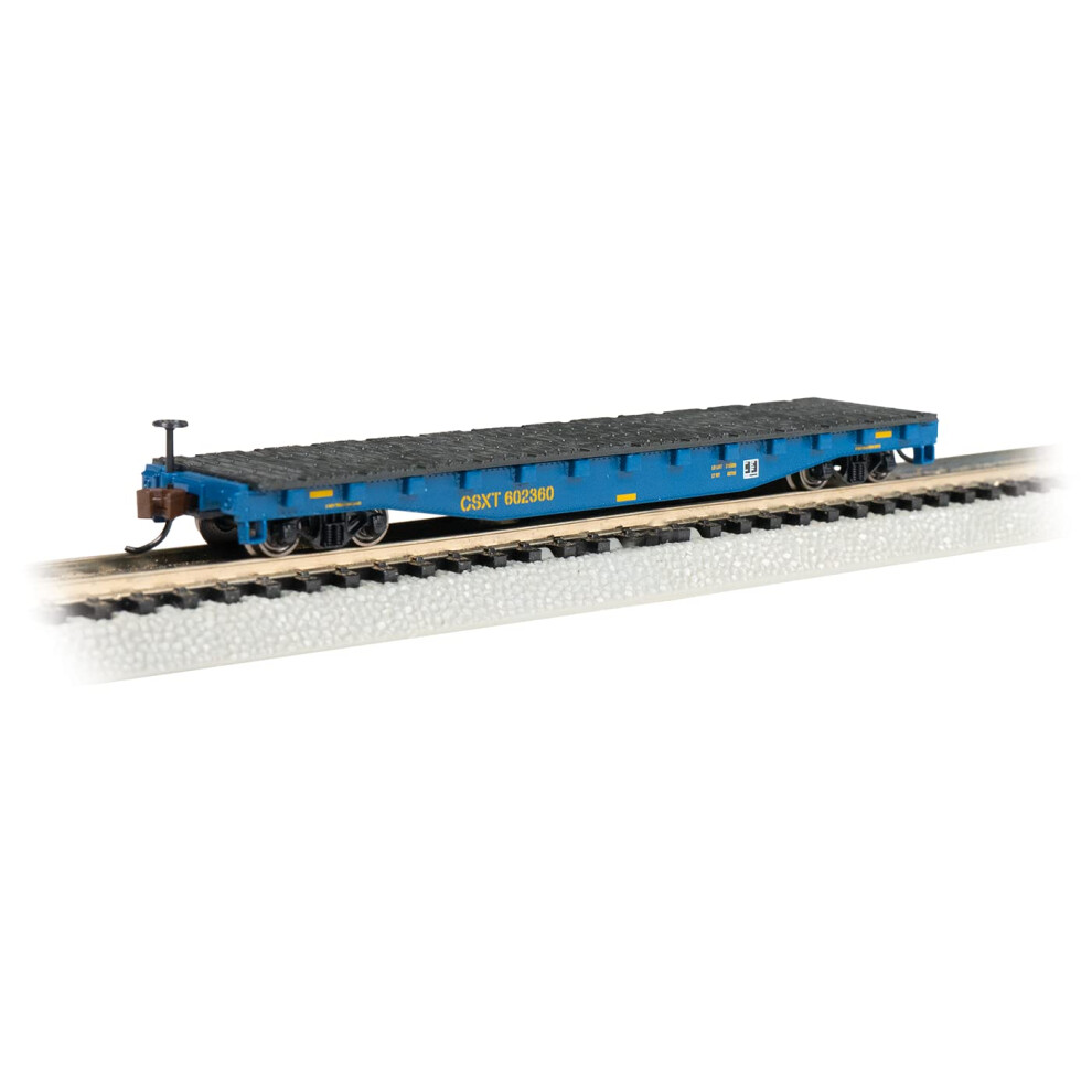 Bachmann Trains - 52' Flat CAR - CSX #602360 - N Scale