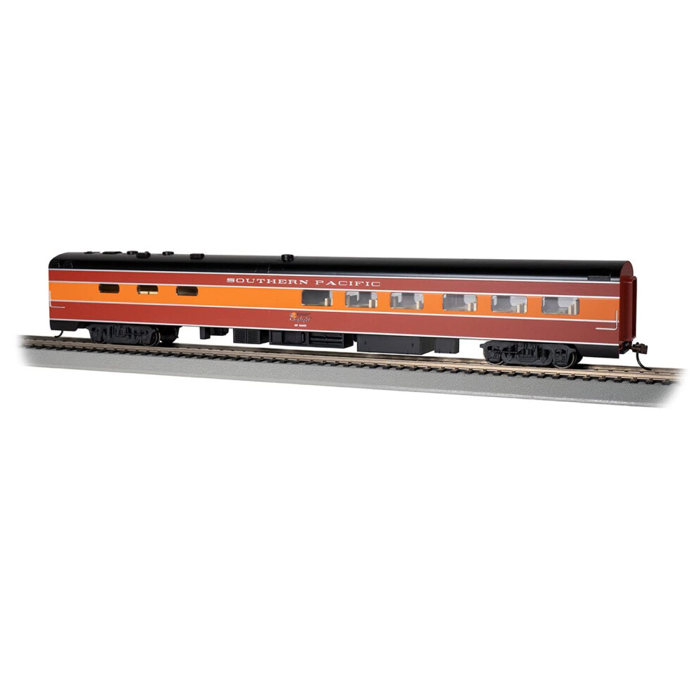 Bachmann Trains - 85' Smooth-Side Dining CAR with Lighted Interior - S