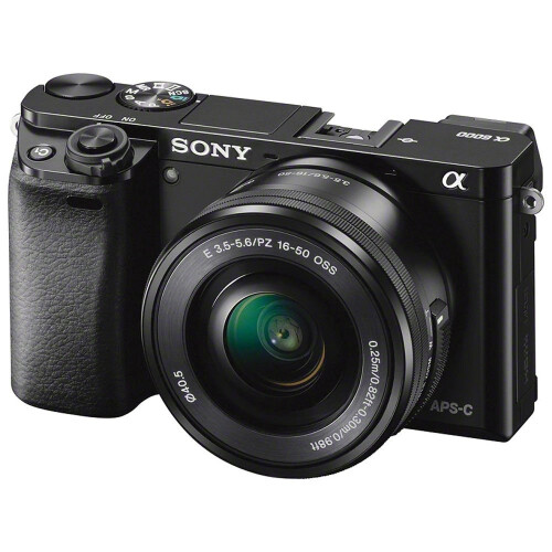 Sony Sony Alpha a6000 spiegellose Digitalkamera mit 16-50mm Objektiv - Schwarz