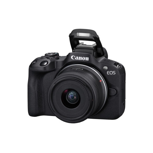 Canon Canon EOS R50 Mirrorless Vlogging Camera (nero) con RF-S18-45 mm F4.5-6. 2