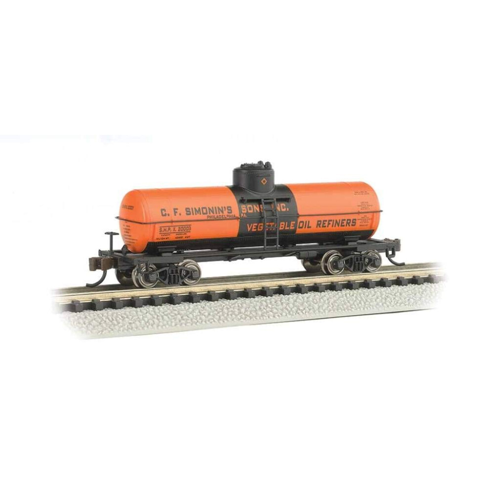 ACF 36'-6"" 10  000 gallon Single-Dome Tank Car C. F. Simonin's Sons #