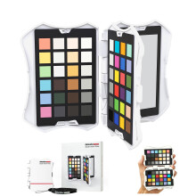 Datacolor Spyder Checkr Photo, voor nauwkeurige en constante kleuren, draagbaar referentiehulpmiddel met 62 stalen.