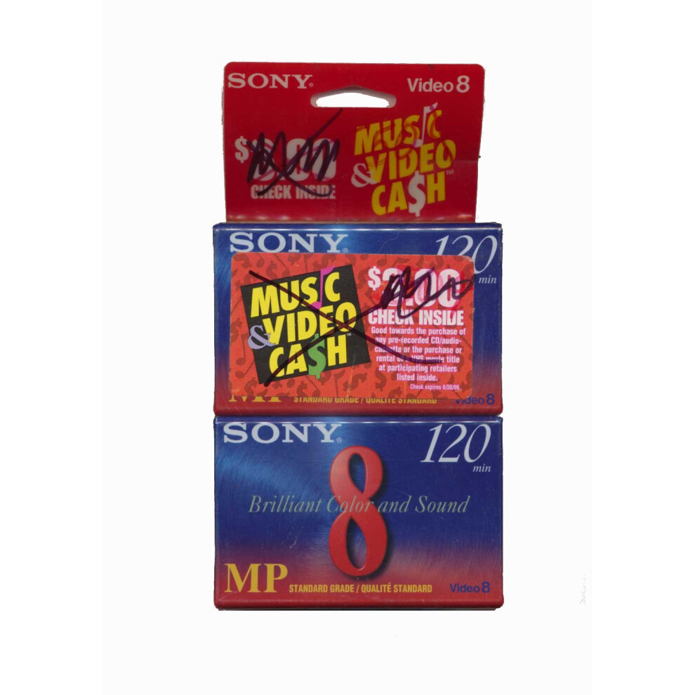 Sony P6120MPR/2 Standard-Grade 8mm Metal Particle Videocassette