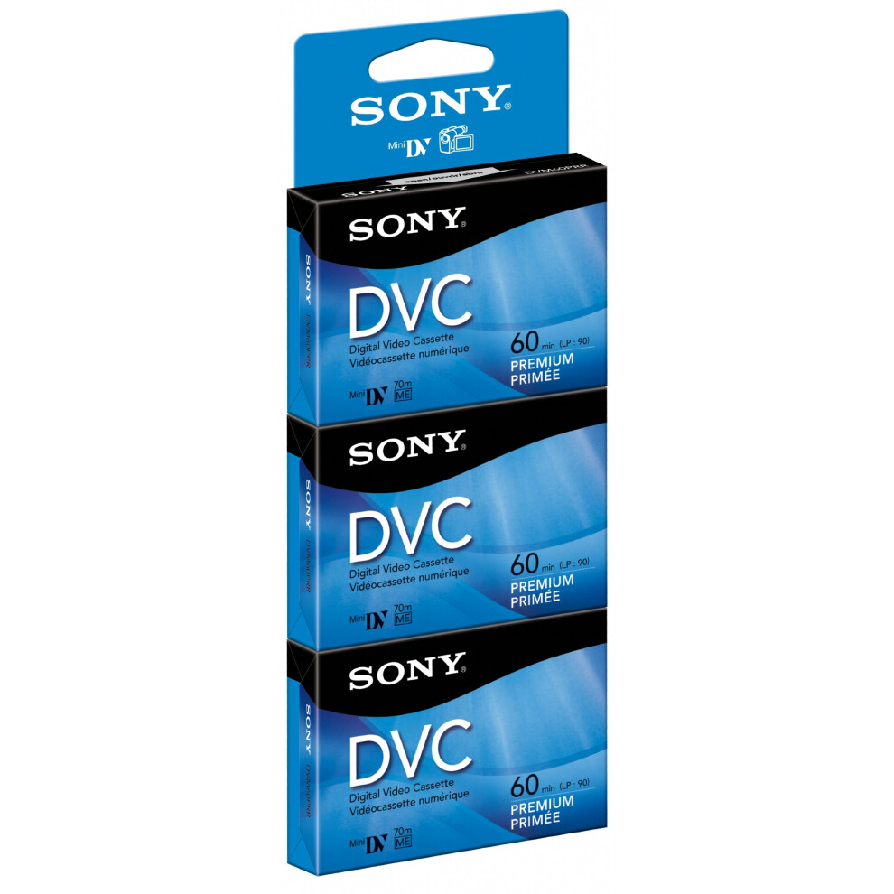 Sony DVM60PRR/3 60-Minute DVC Tape Hang Tab