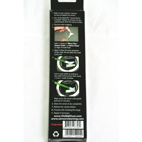 Almofada de limpeza VisibleDust UltraMXD-Vswab 1.0x (pacote com 12) 1