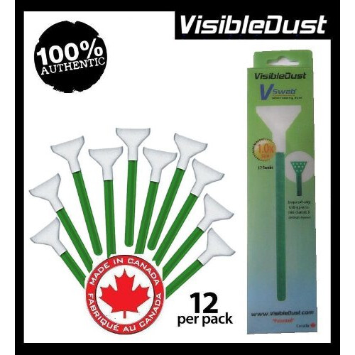 Almofada de limpeza VisibleDust UltraMXD-Vswab 1.0x (pacote com 12) 2