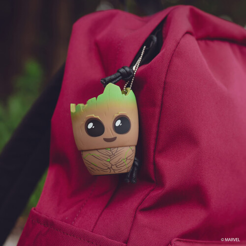 BITTYGROOT Bitty Boomers Groot Mini Bluetooth Speaker - Portable Clip-On, 4+ Hours, Twin Stereo Pairing, Selfie Remote 2