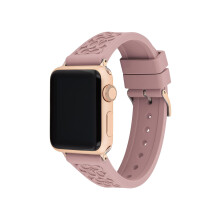 Coach Apple Watch Band, Geschikt voor Apple Watch 38mm, 40mm, 41mm, 42mm, 44mm en 45mm, Verwisselbare Band