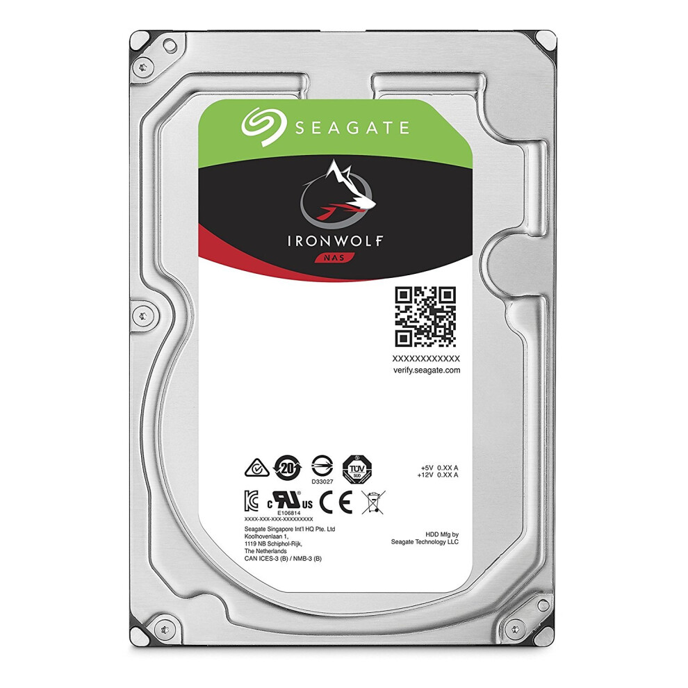 Seagate IronWolf 6TB NAS Internal Hard Drive HDD - 3.5 Inch SATA 6Gb/s