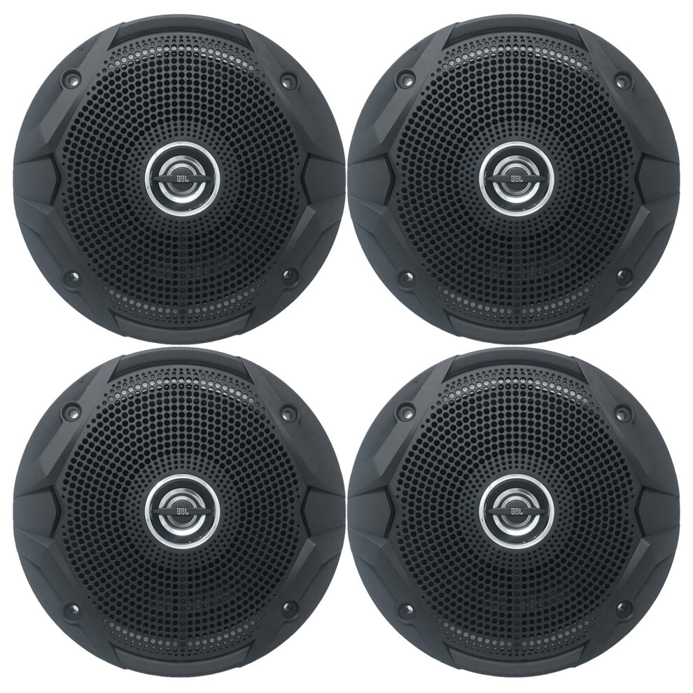 Marine Speaker Package - Black Marine180 Watt Peak Power 6.5"" 4 Ohm C