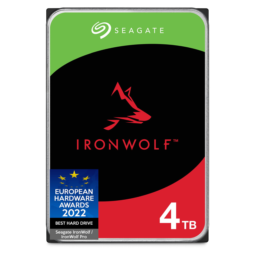 Seagate IronWolf 4TB NAS Internal Hard Drive CMR 3.5 Inch SATA 6Gb/s 5