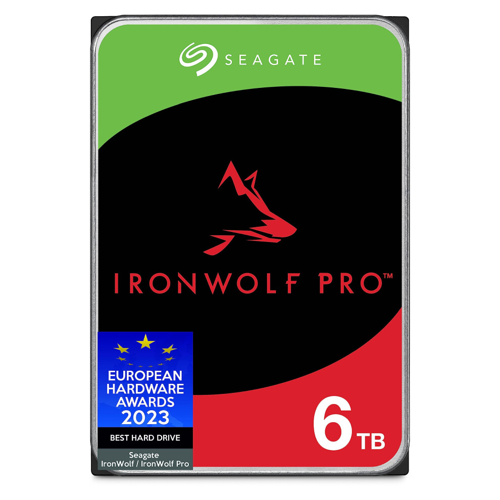 Seagate IronWolf Pro  6 TB  Internal Hard Drive  NAS  3.5 Inch  SATA