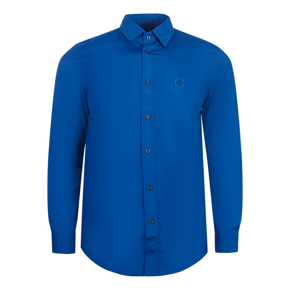 Diesel Long Sleeve Bright Blue Shirt