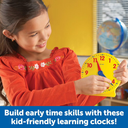 Learning Resources Learning Resources Classroom Clock Kit -25 Pieces  Ages 5+ Clock for K 1