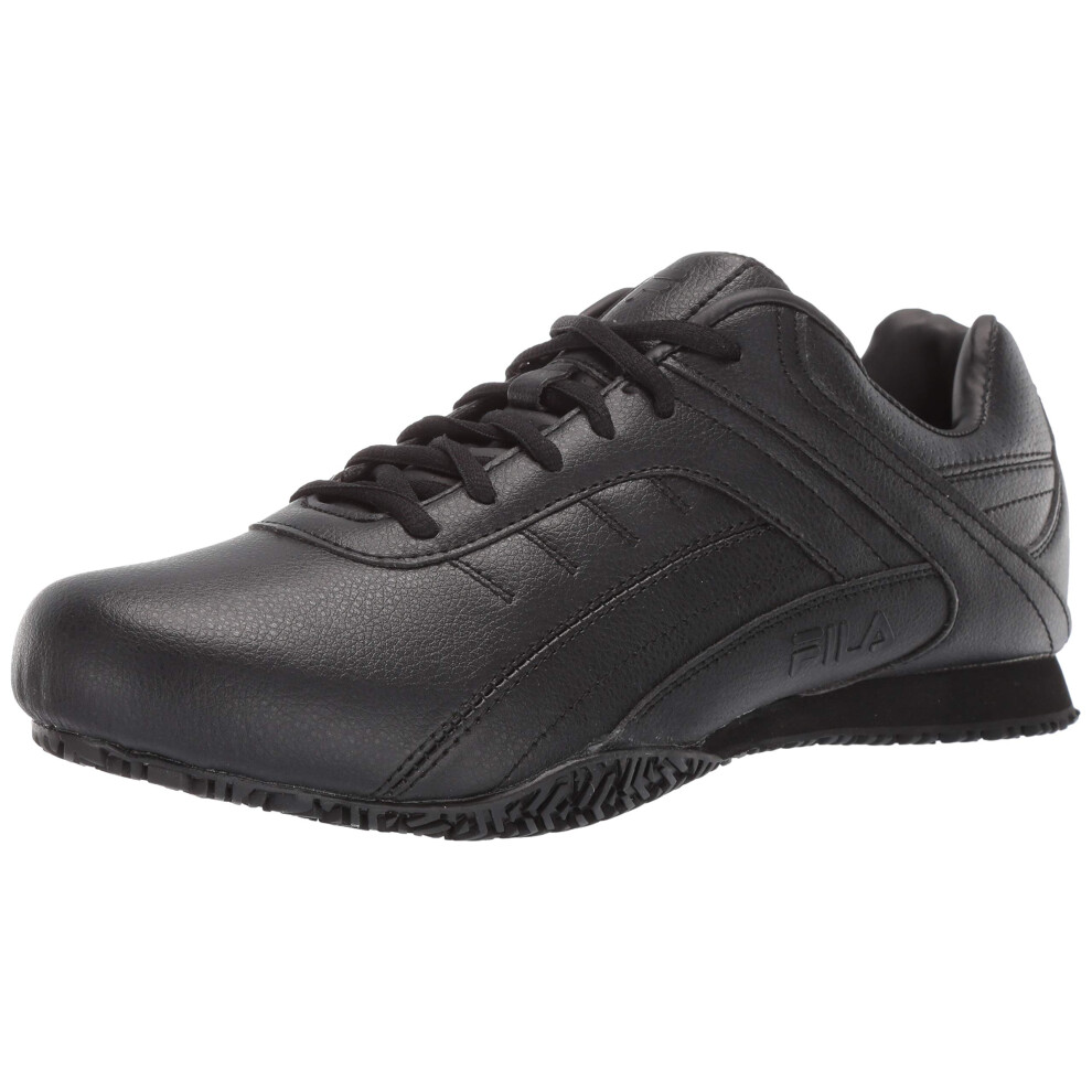 Fila Women's Elleray 5 Slip Resistant Shoe Shoe  Black  9 B US