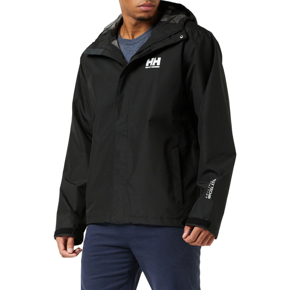 Helly Hansen Men's Seven J Waterproof Windproof Breathable Rain Jacket