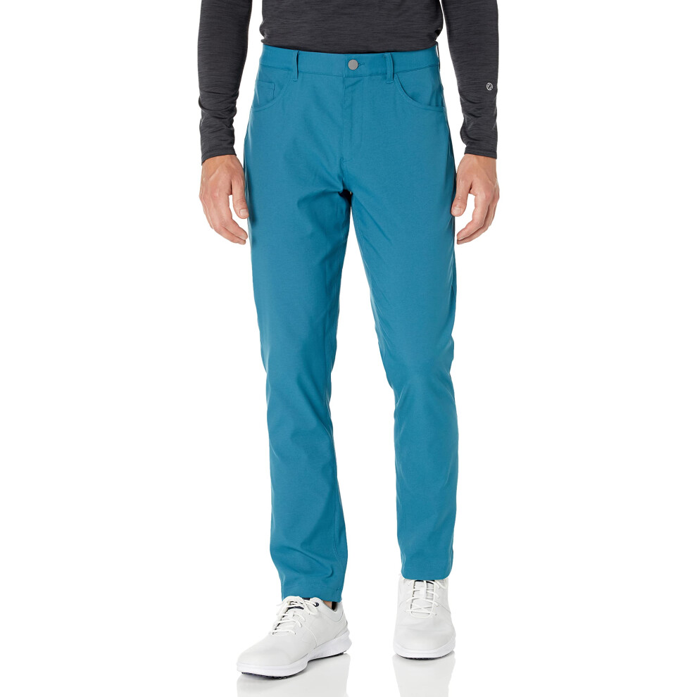 Puma Golf Men's Jackpot 5 Pocket Pant 2.0  30-32 Blue Coral