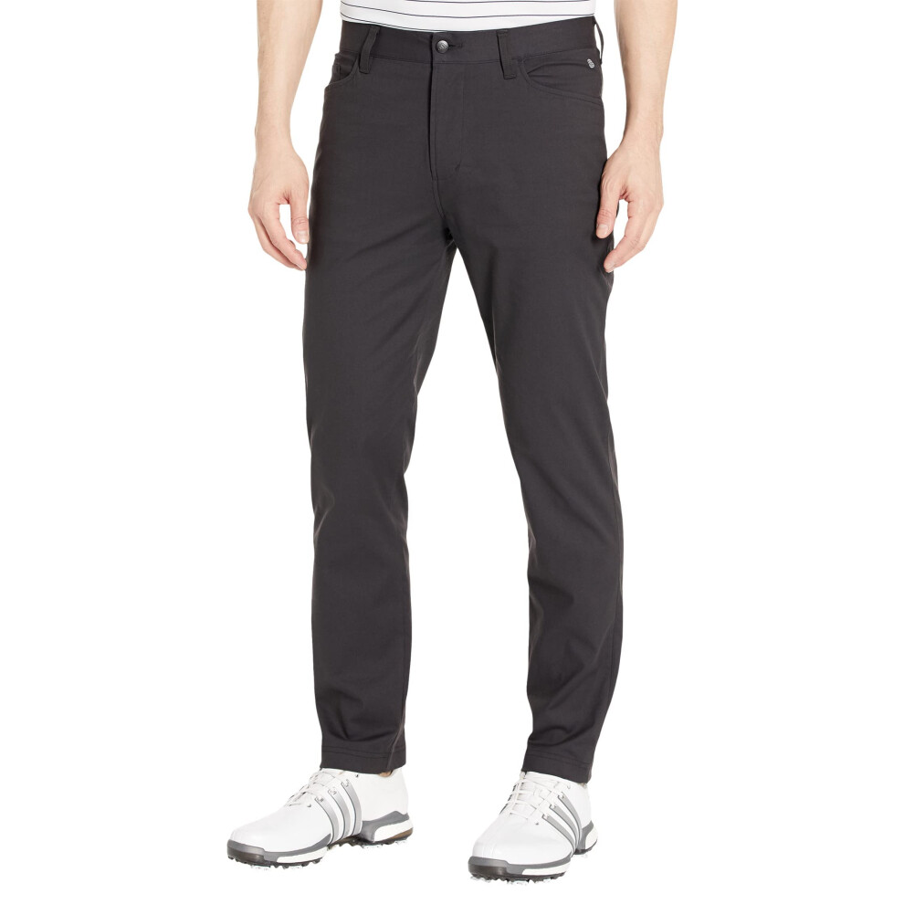 adidas Men's Go-to 5-Pocket Tapered Fit Golf Pants  Black  35W X 32L