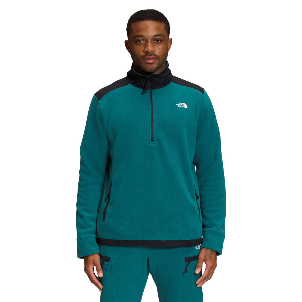 THE NORTH FACE Men's Alpine Polartec 200  Zip  Harbor Blue/TNF Black