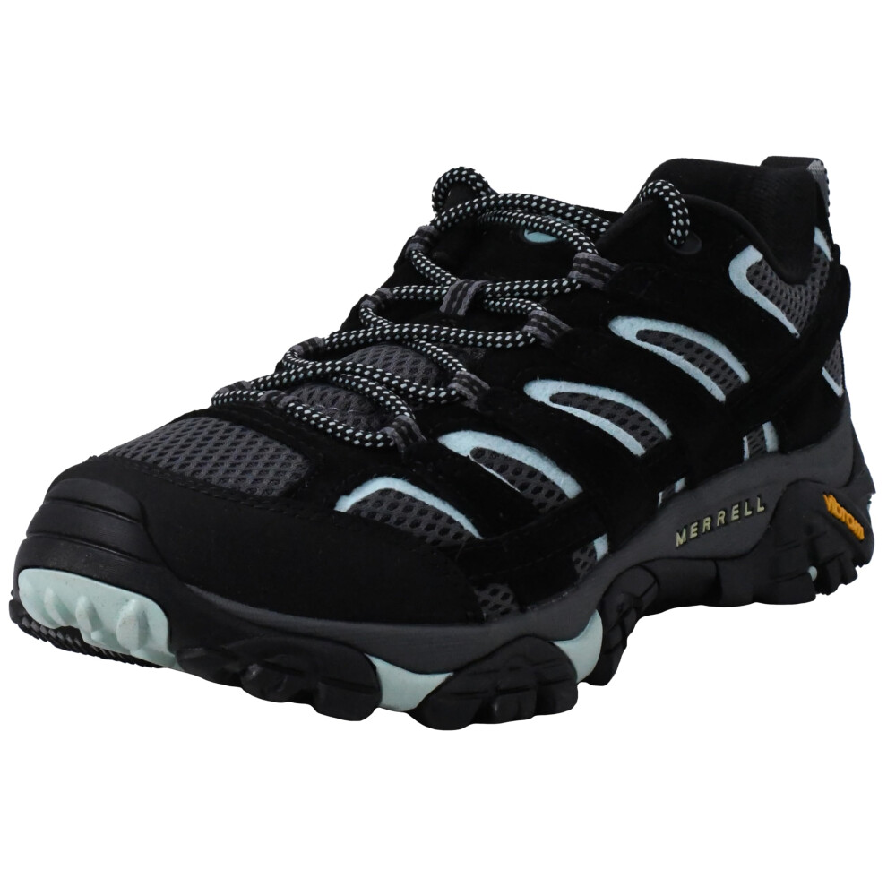 Merrell Women's Moab 2 Vent Hiking Shoe  Black Aqua  08.0 M US