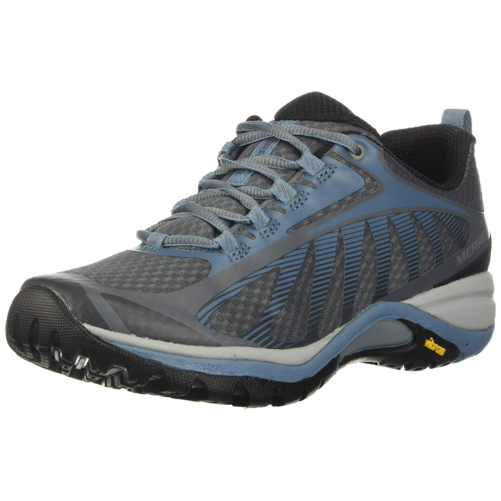 Merrell womens Siren Edge 3 Hiking Shoe  Rock/Bluestone  8 Wide US