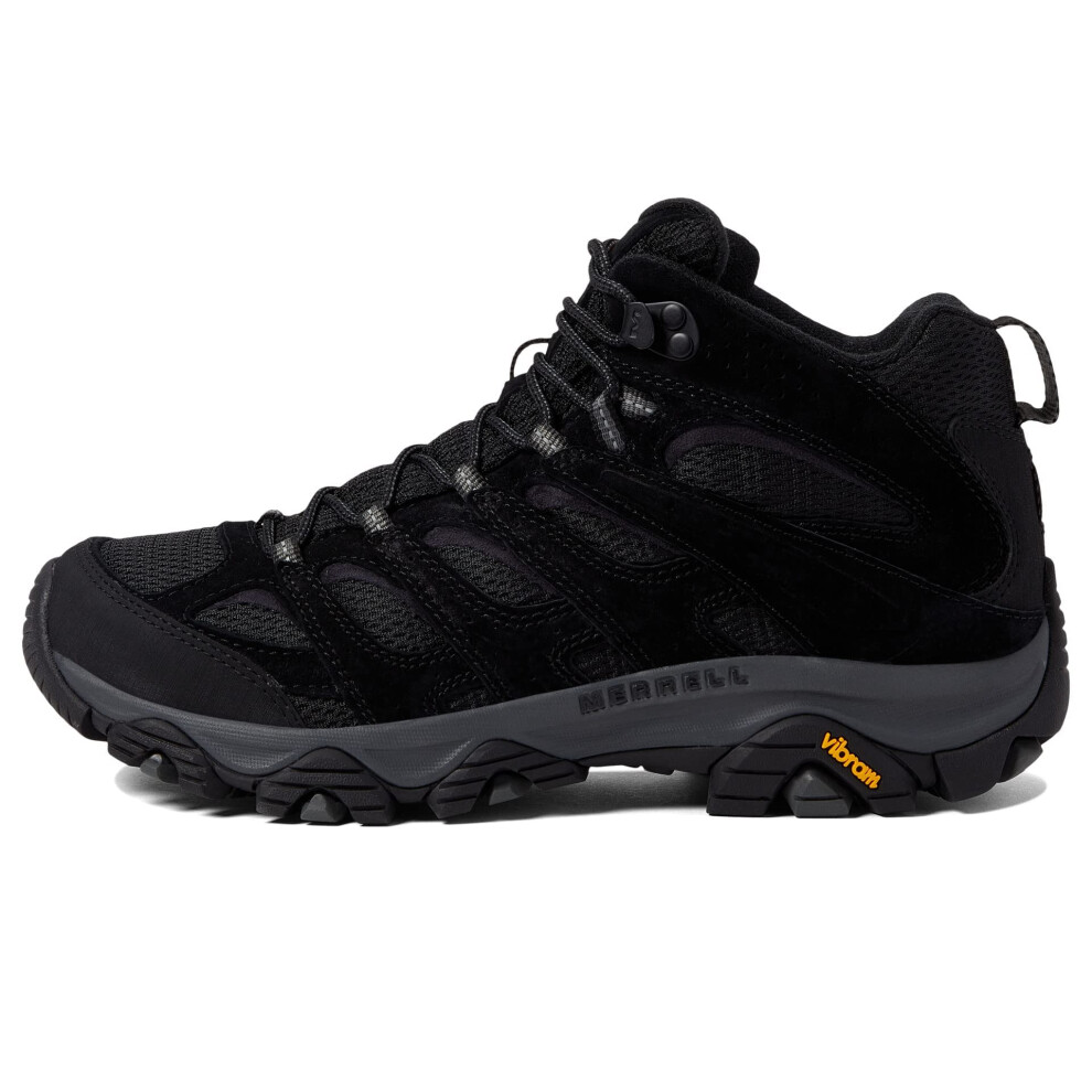 Merrell Men's Moab 3 Mid Hiking Boot  Black Night  7 Wide