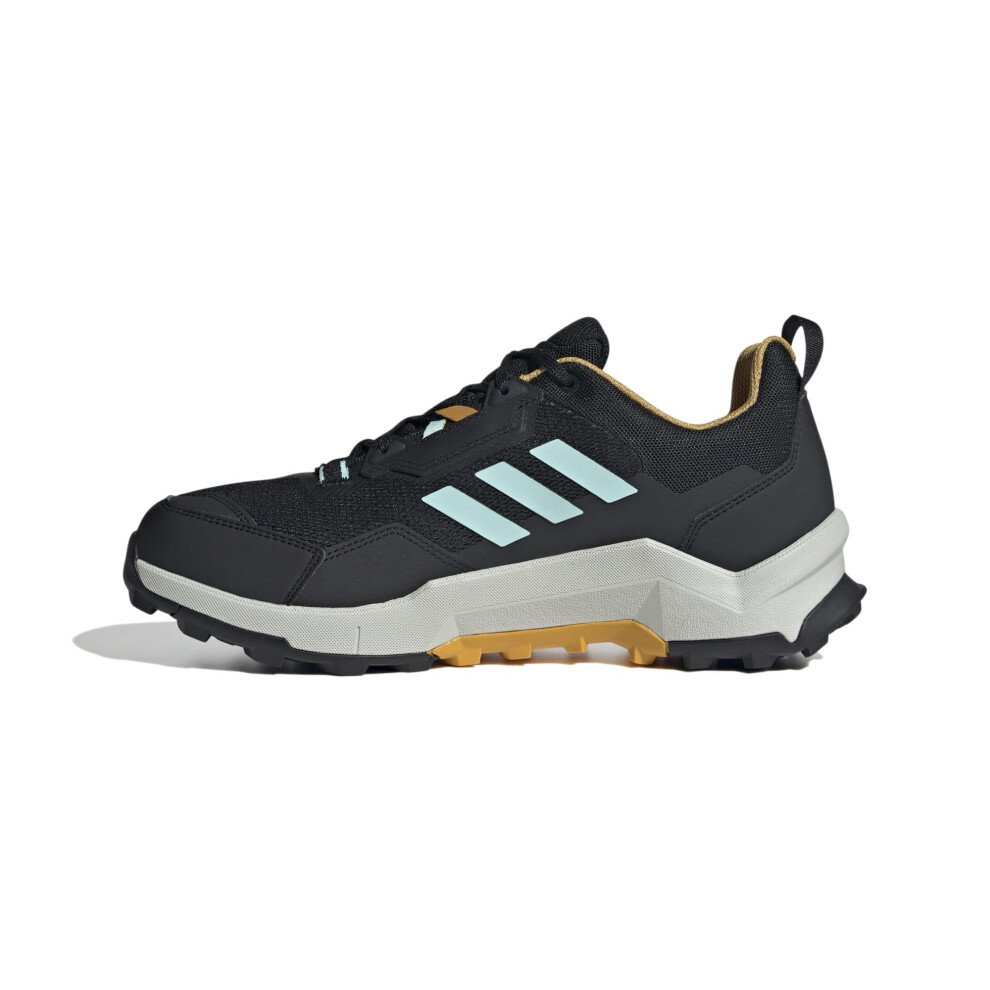 adidas Men's Terrex Ax4 Wide Hiking Sneaker  Core Black/Semi Flash Aqu