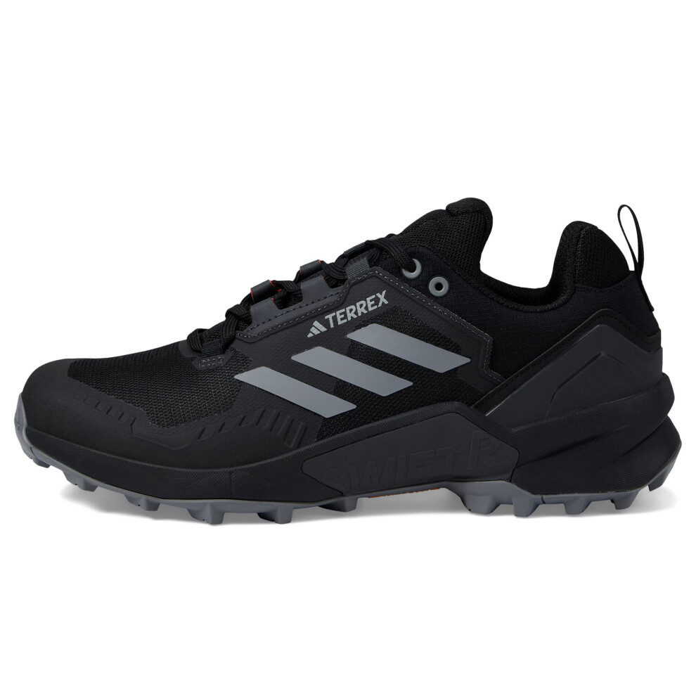 adidas Men's Terrex Swift R3 Hiking Shoe Black/Grey/Solar Red 1 10 D (