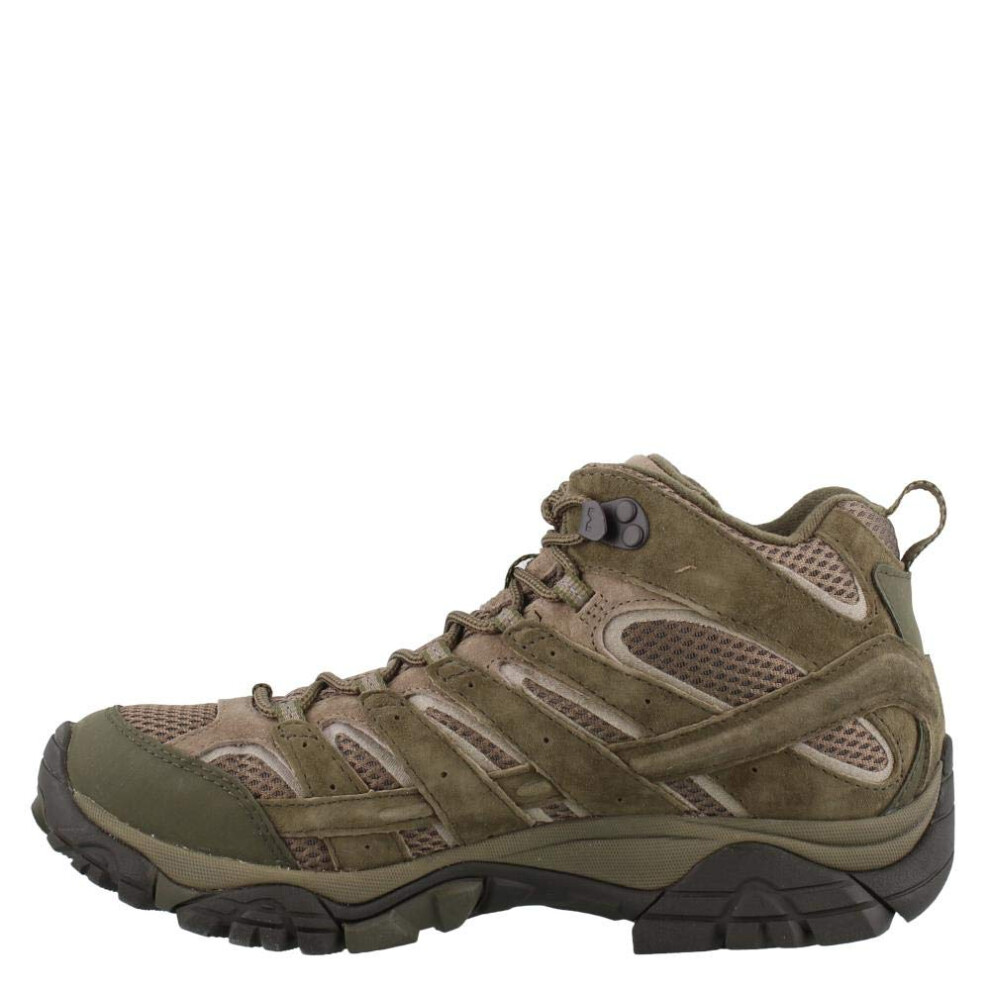 Merrell Men's Moab 2 Mid Waterproof Hiking Boot  Dusty Olive  10 M US