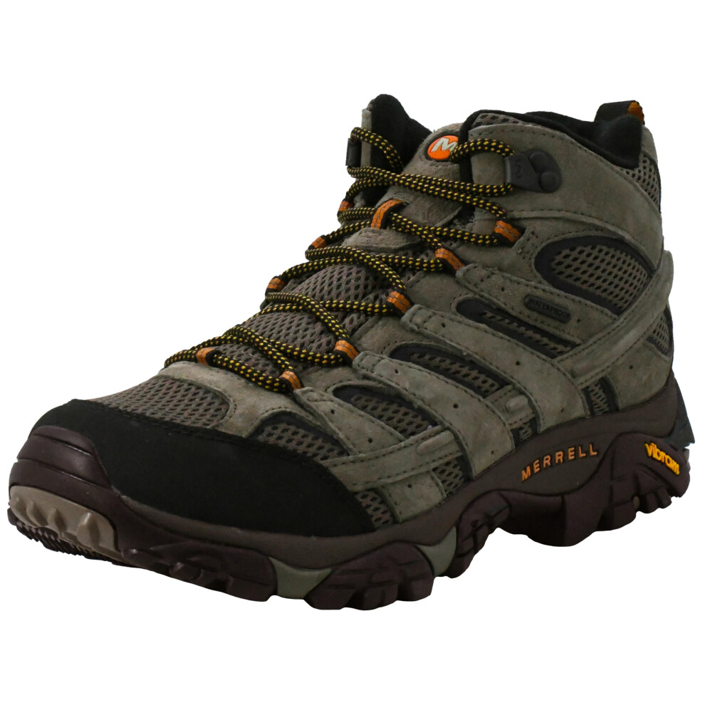 Merrell Men's Moab 2 Mid Waterproof Walnut Hiking Boot 9.5 M US