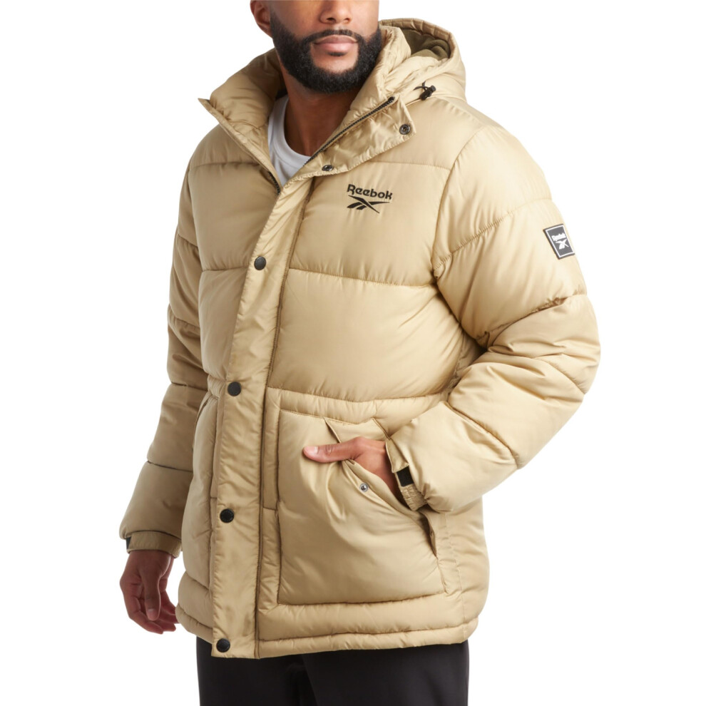 Reebok Men Winter Jacket - Puffer Parka Coat - Heavyweight Ski Jacket