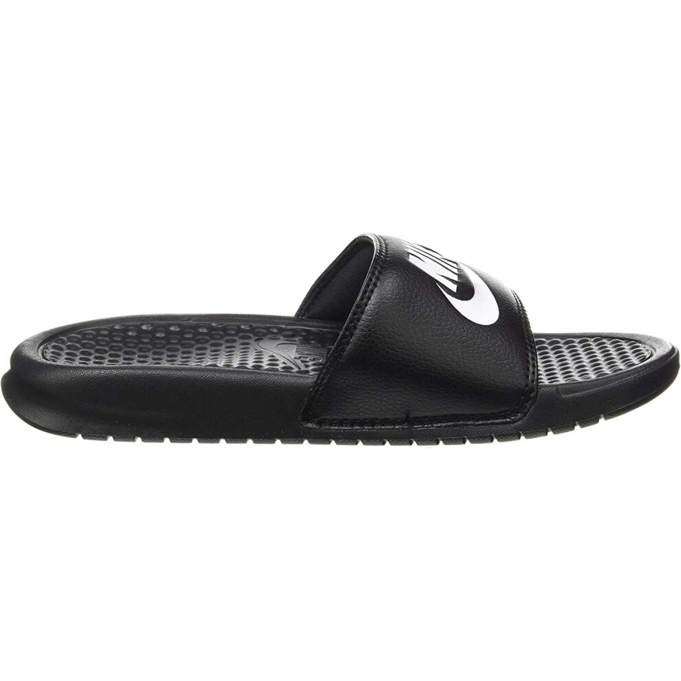 Nike Men's Benassi Just Do It Athletic Sandal  Blackened Blue/Total Cr