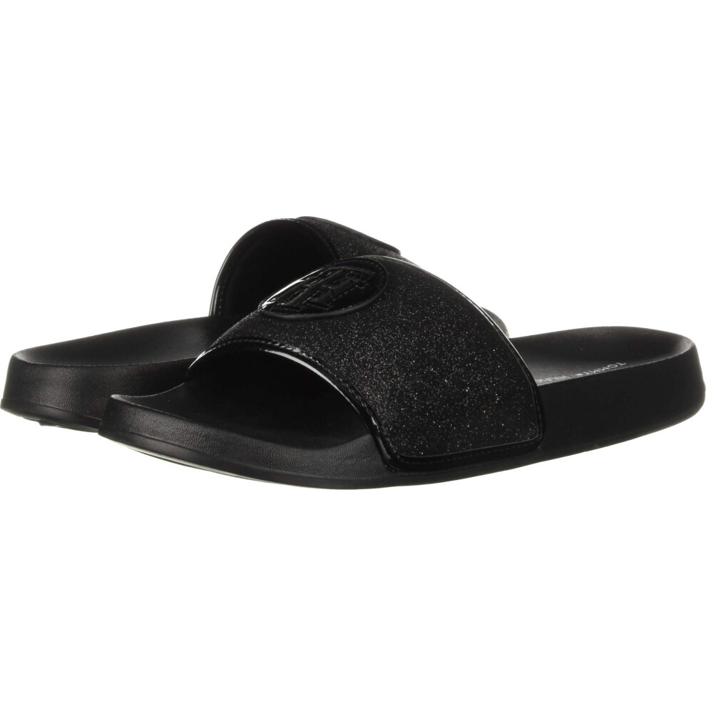 Tommy Hilfiger Women's DANAA Slide Sandal  Black  8